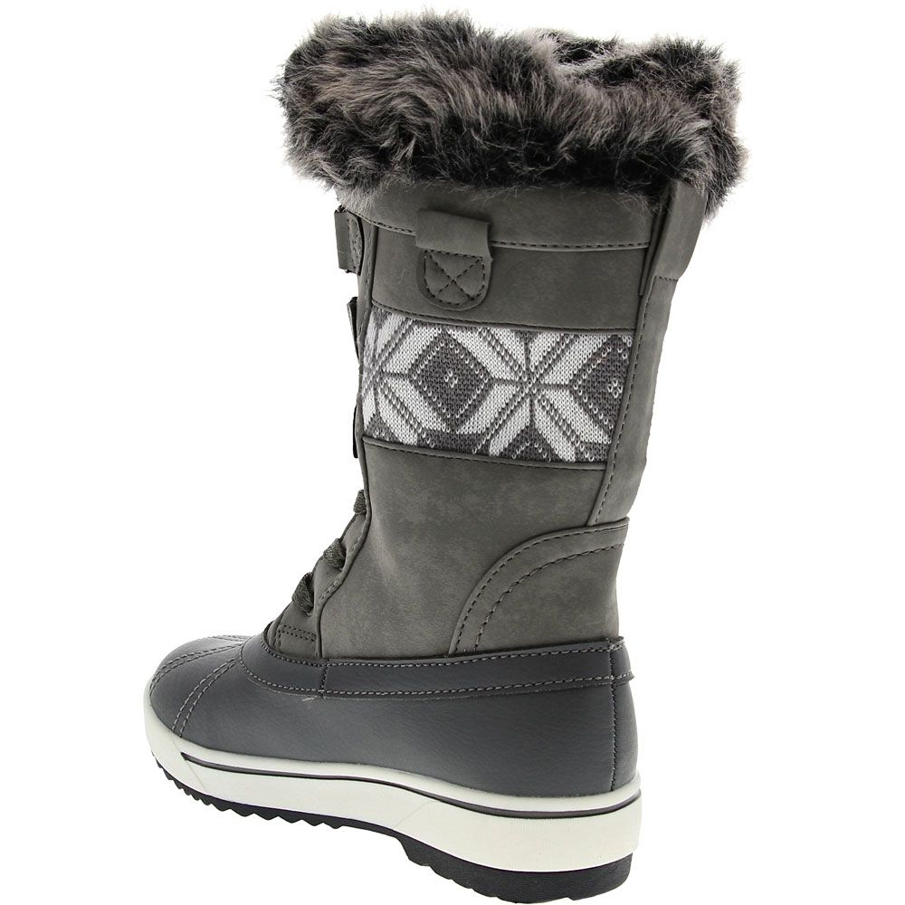 Northside Bishop Winter Boots - Womens Grey Back View