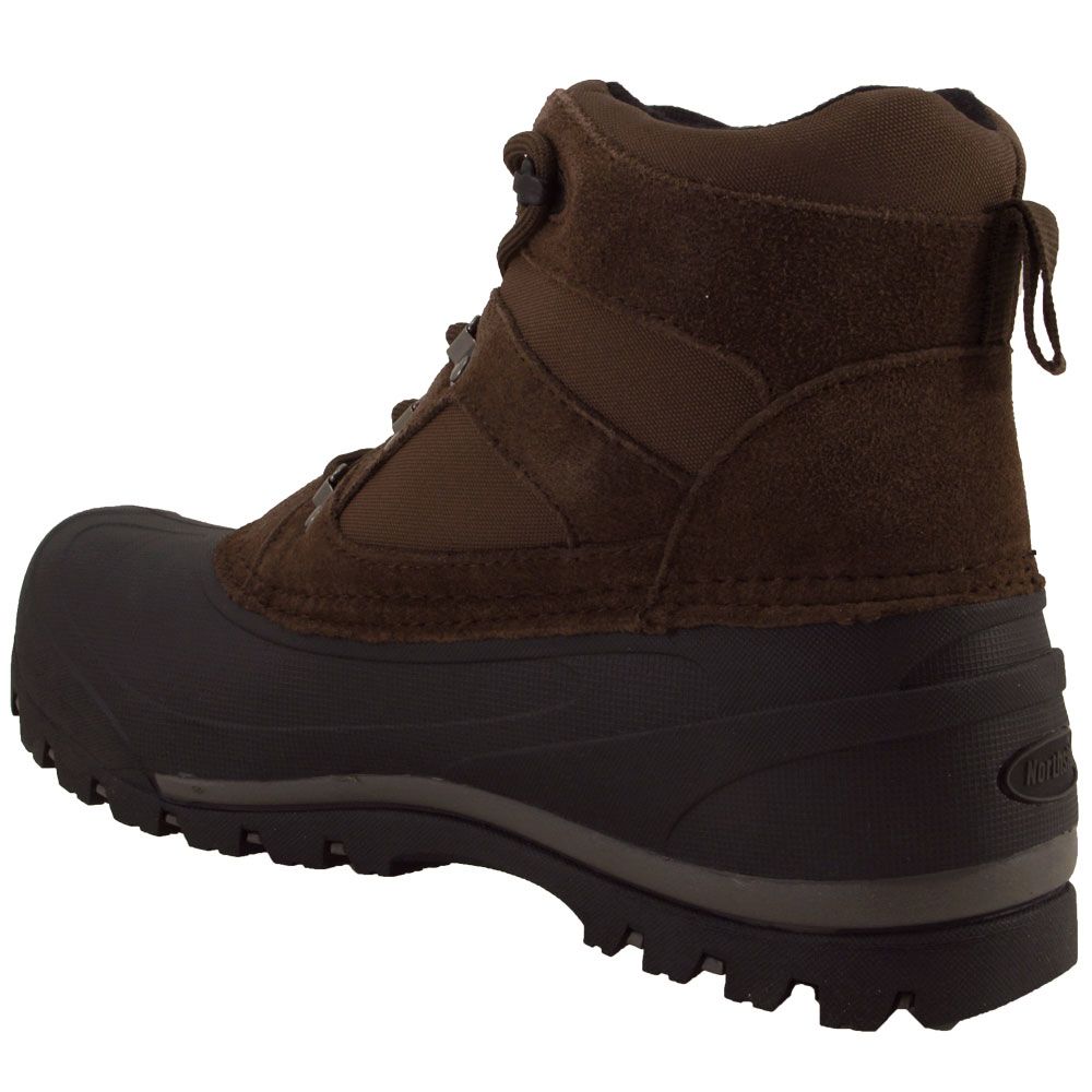 Northside Tundra Winter Boots - Mens Chocolate Back View
