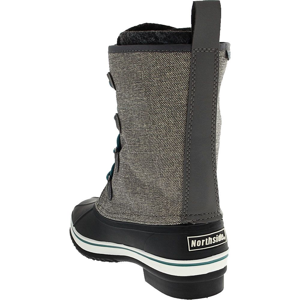 Northside Bradshaw Winter Boots - Womens Charcoal Back View