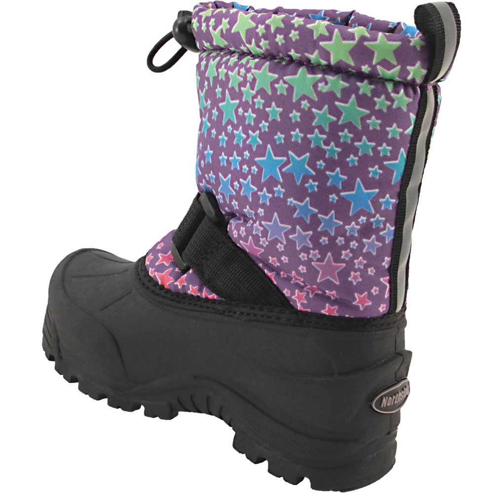 Northside Frosty Toddler Winter Boots - Baby Toddler Purple Multi Back View