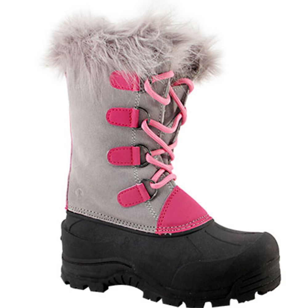 Northside Snowdrop 2 Winter Boots - Girls Gray Pink