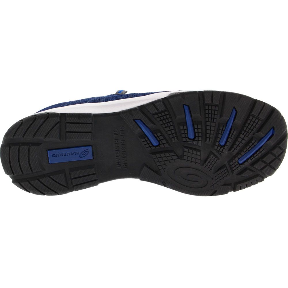Nautilus Accelerator Composite Toe Work Shoes - Mens Blue Sole View