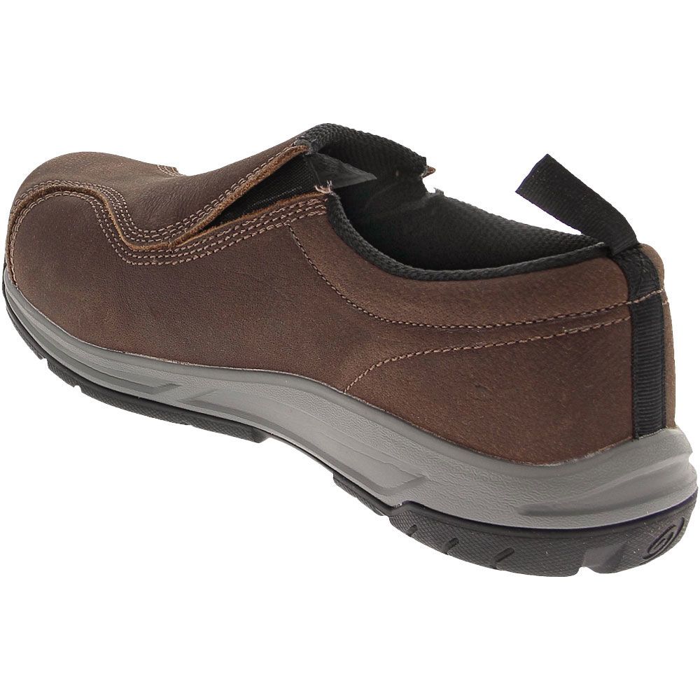 Nautilus 1657 Composite Toe Work Shoes - Mens Brown Back View