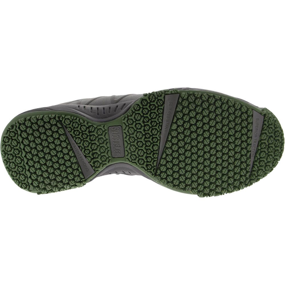 Nautilus Slip Resistant Athletic Composite Toe Work Shoes - Mens Grey Sole View