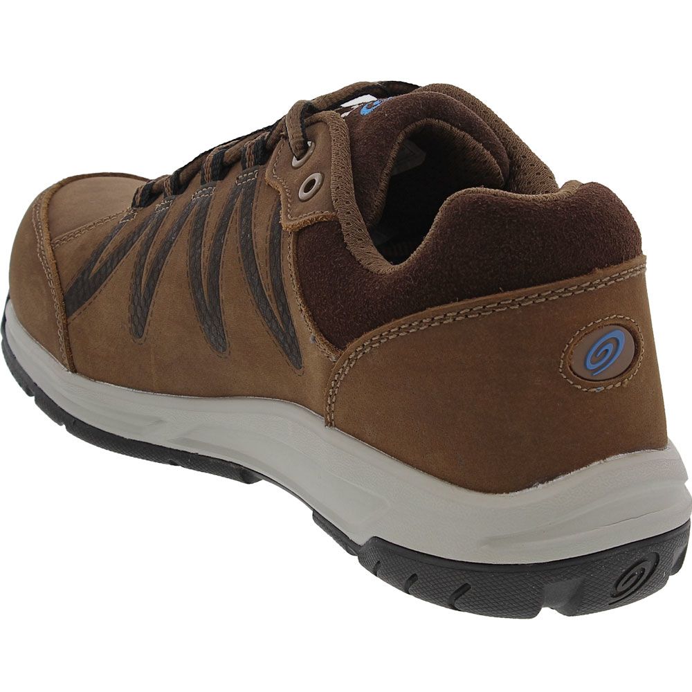 Nautilus 2491 Composite Toe Work Shoes - Mens Brown Back View