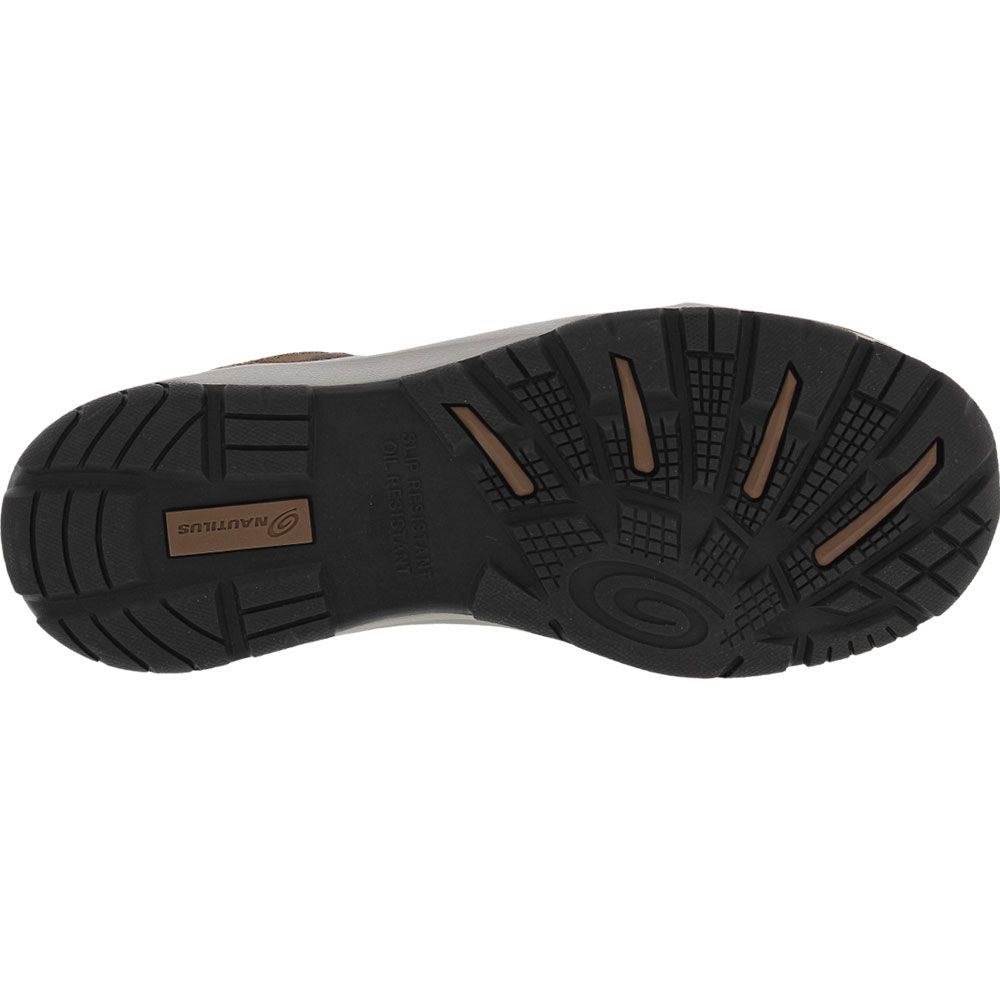 Nautilus 2491 Composite Toe Work Shoes - Mens Brown Sole View