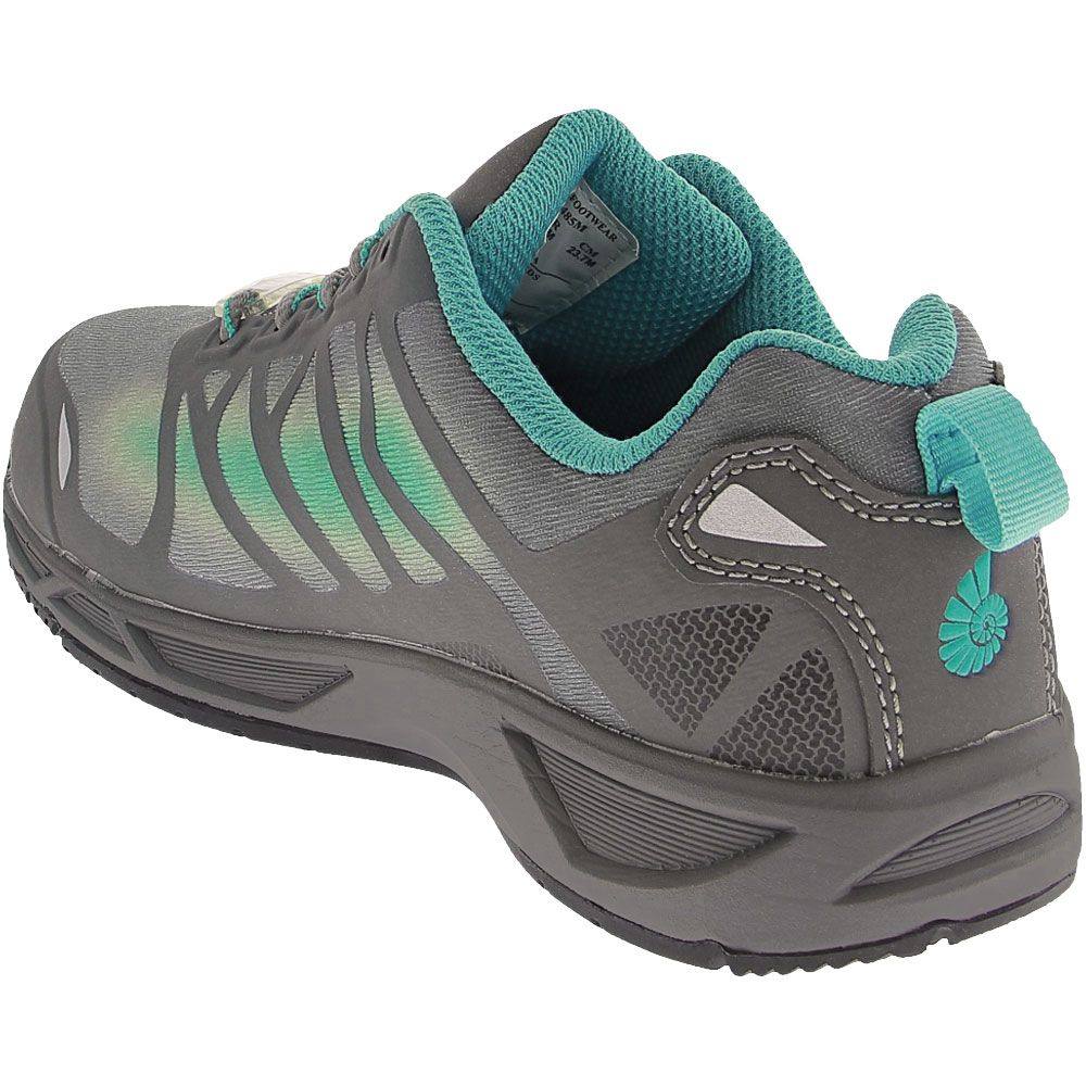 Nautilus 4485 Non-Safety Toe Work Shoes - Womens Grey Back View