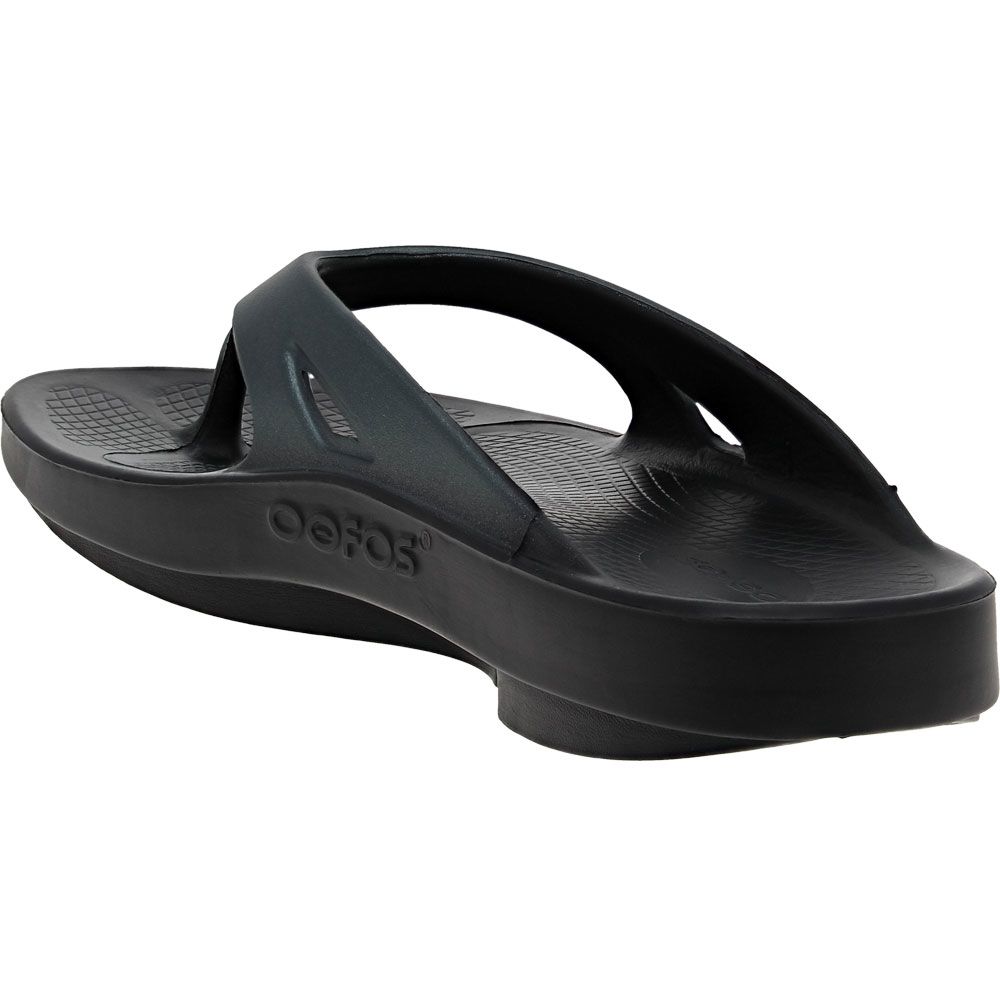 Oofos Ooriginal Sport Recovery Thong Sandals - Mens Grey Back View