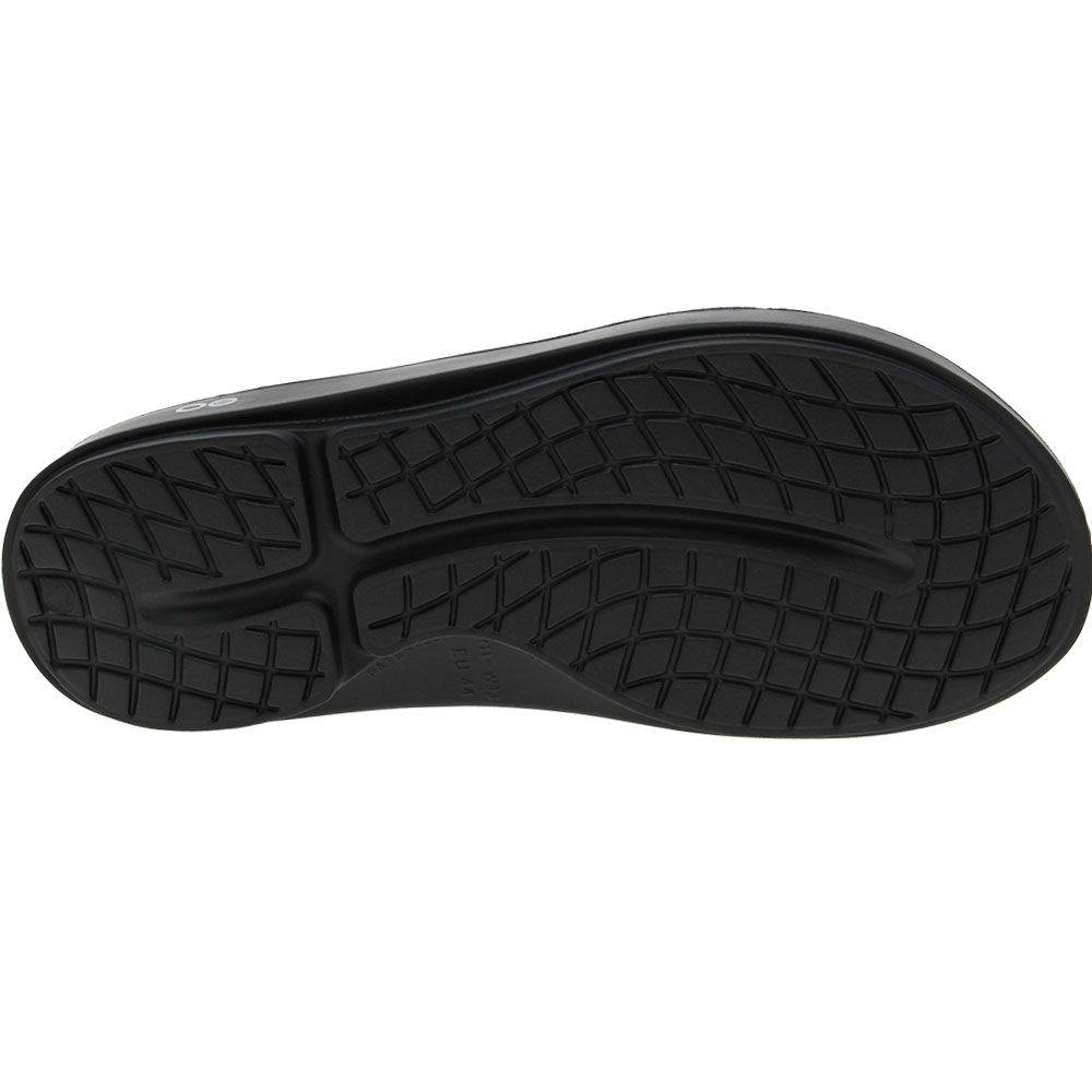 Oofos Ooriginal Sport Recovery Thong Sandals - Mens Grey Sole View