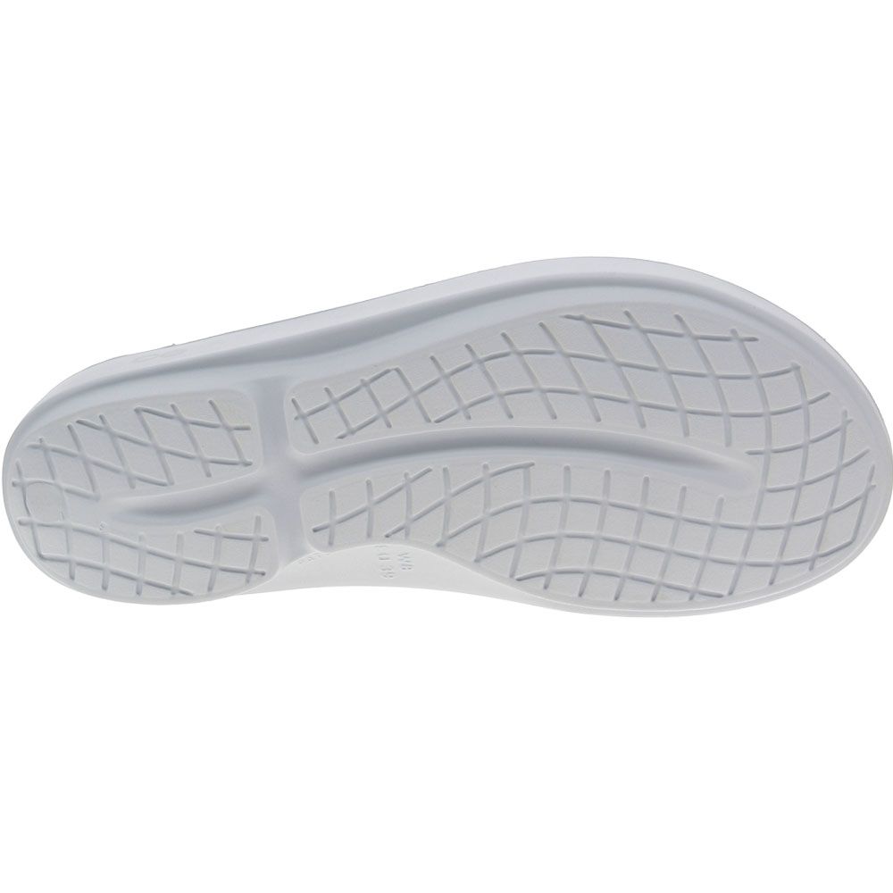 Oofos OOlala Womens Sandal White Sole View