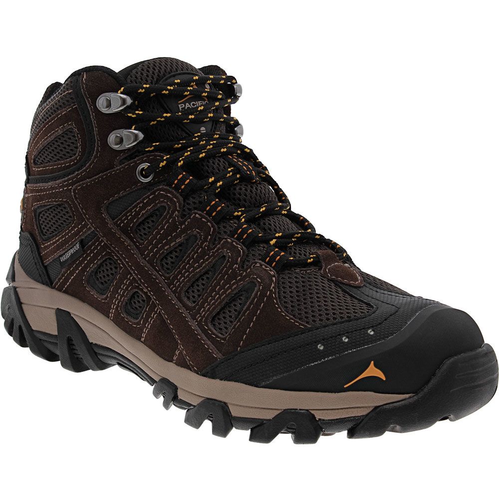 Pacific Mountain Blackburn Mid Hiking Boots - Mens Brown
