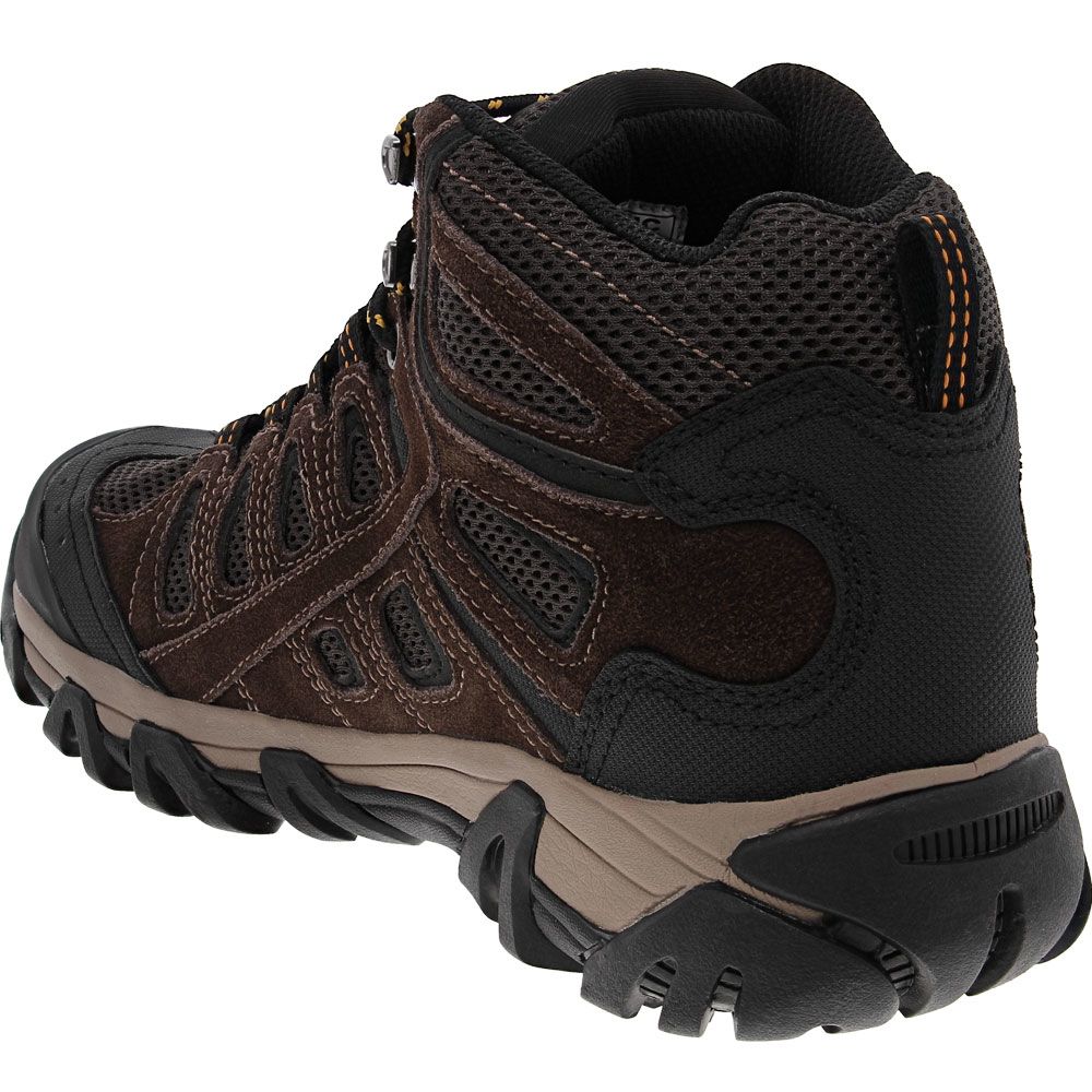 Pacific Mountain Blackburn Mid Hiking Boots - Mens Brown Back View