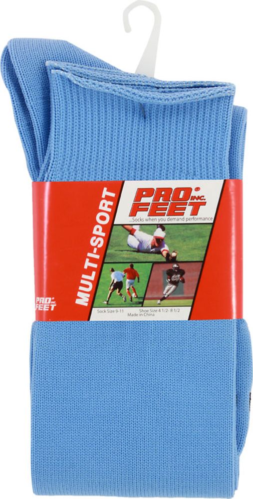 Pro Feet All Sport Solid Socks - Mens Blue Blue Blue View 2