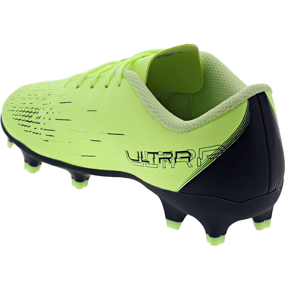 Puma Ultra Play FG Outdoor Soccer Cleats - Boys Fizzy Light Yellow Back View