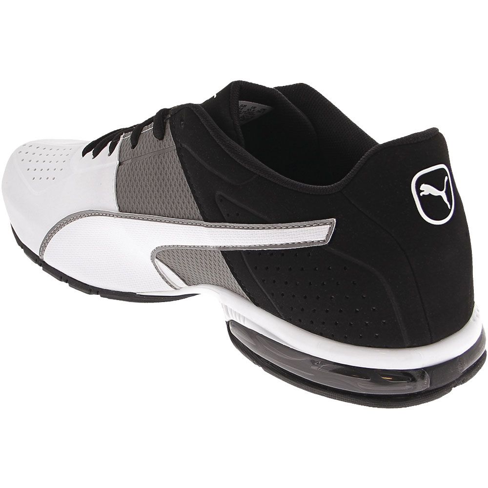 Puma Cell Surin 2 Matte Running Shoes - Mens White Black Back View