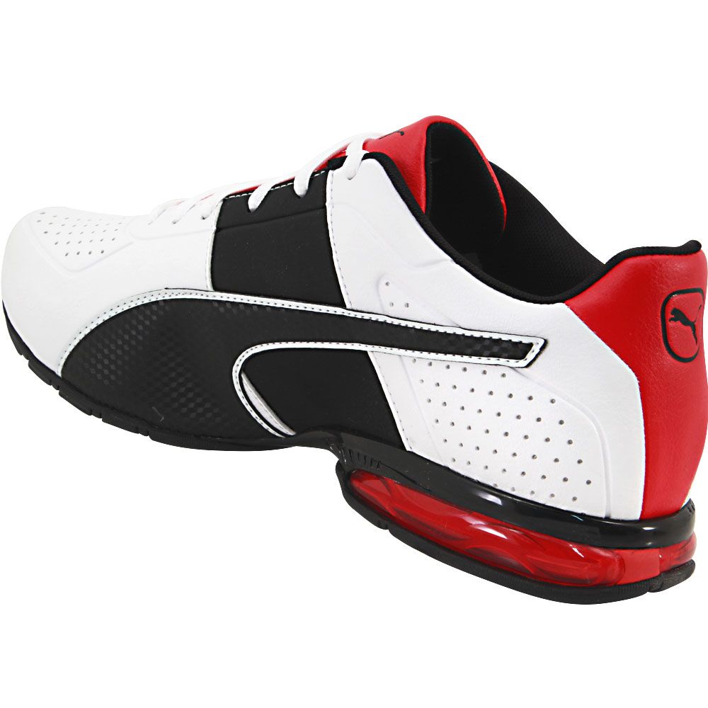 Puma Cell Surin 2 Fm Running Shoes - Mens White Black Red Back View