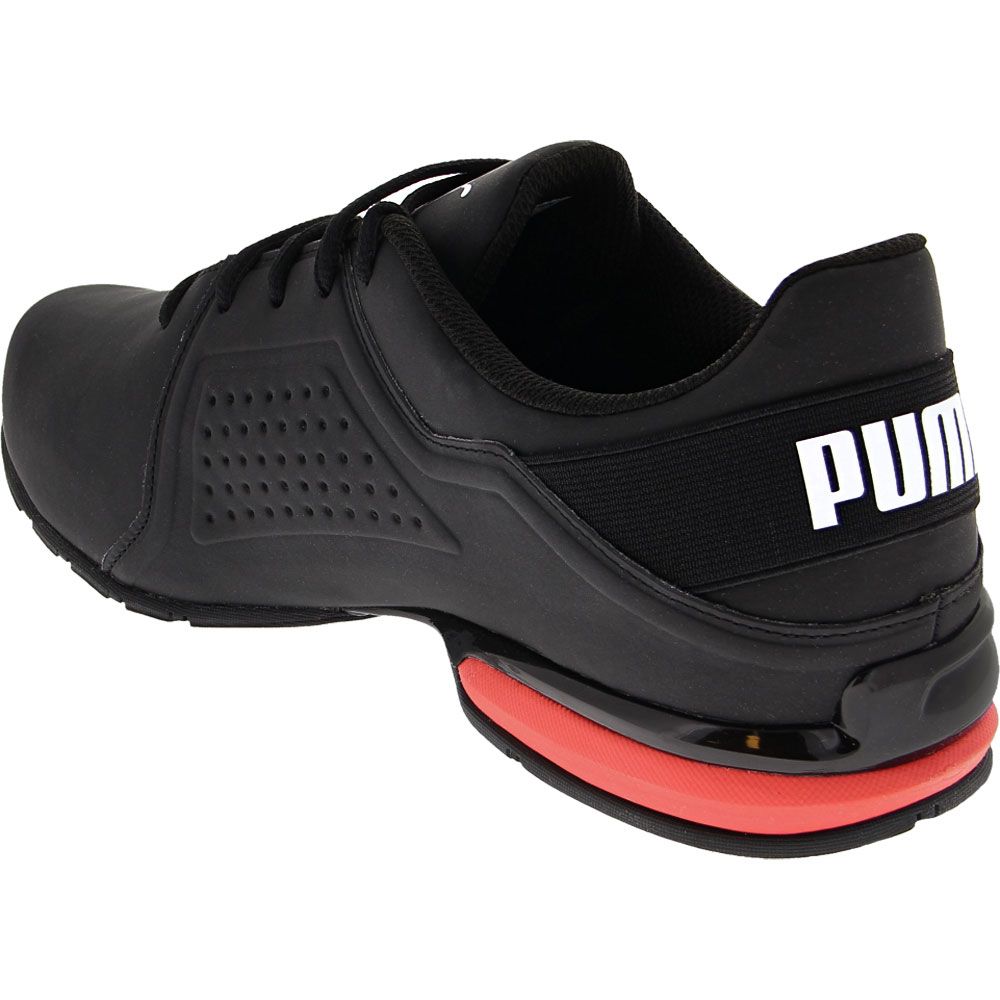 Puma Viz Runner Running Shoes - Mens Black Back View
