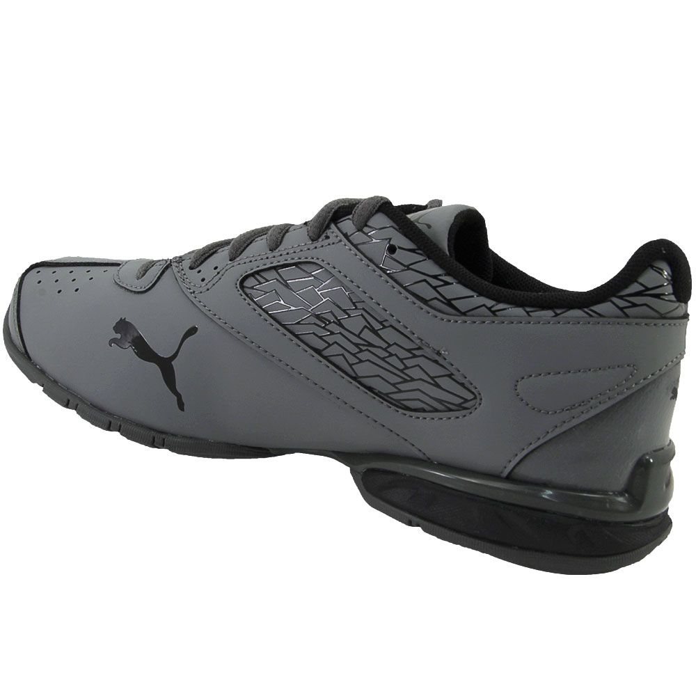 Puma Tazon 6 Fracture Fm Running Shoes - Boys Grey Black Back View