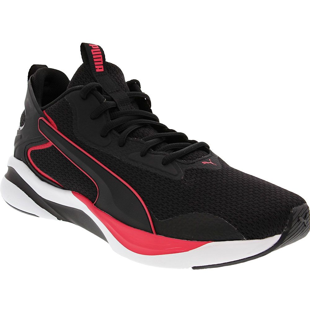 Puma Softride Rift Tech Running Shoes - Mens Black Red
