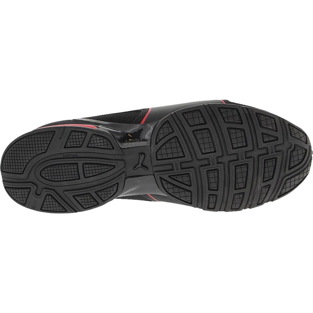 Puma Axelion Nxt Lifestyle Shoes - Mens Black Red Sole View