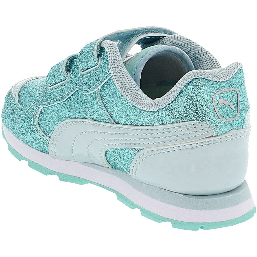 Puma Vista Glitz Athletic Shoes - Baby Toddler Omphalodes Blue Back View