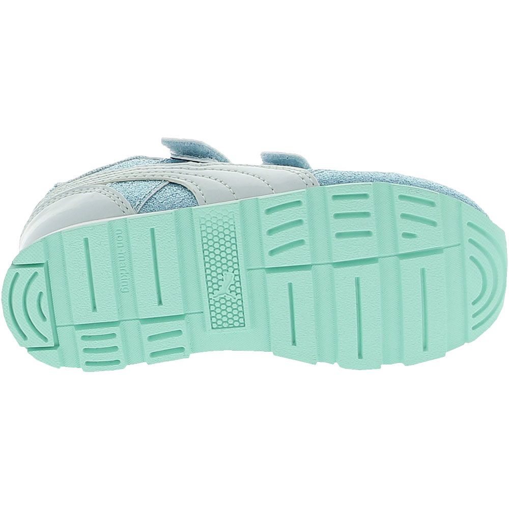 Puma Vista Glitz Athletic Shoes - Baby Toddler Omphalodes Blue Sole View