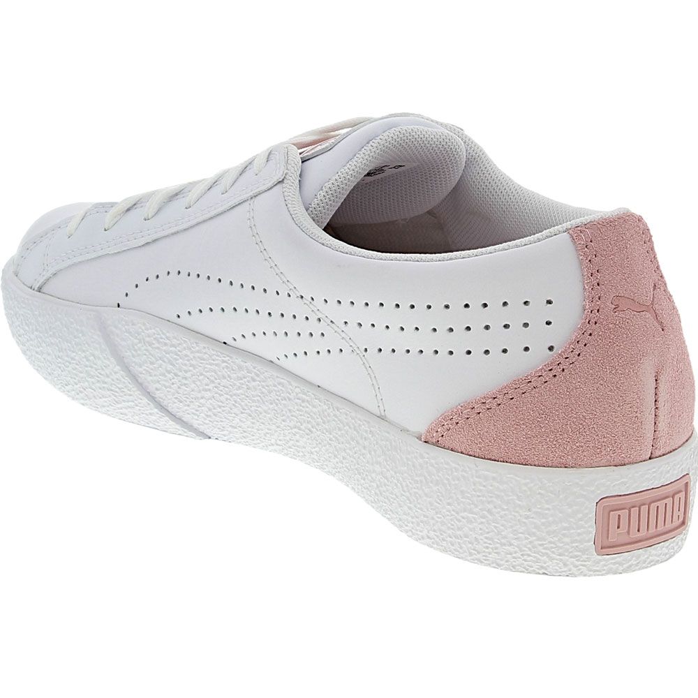 Puma Love Perf Lifestyle Shoes - Womens White Peach Back View