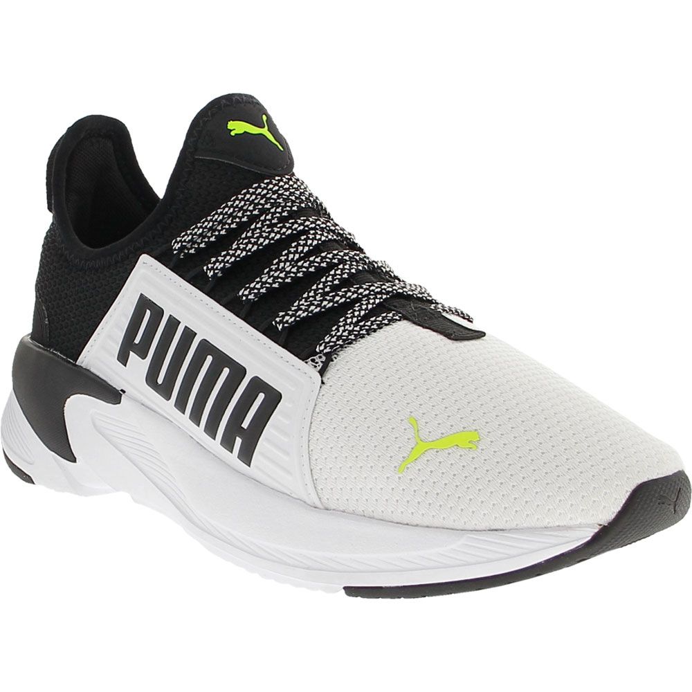 Puma Softride Premier Slip-On Mens Lifestyle Shoes White Black