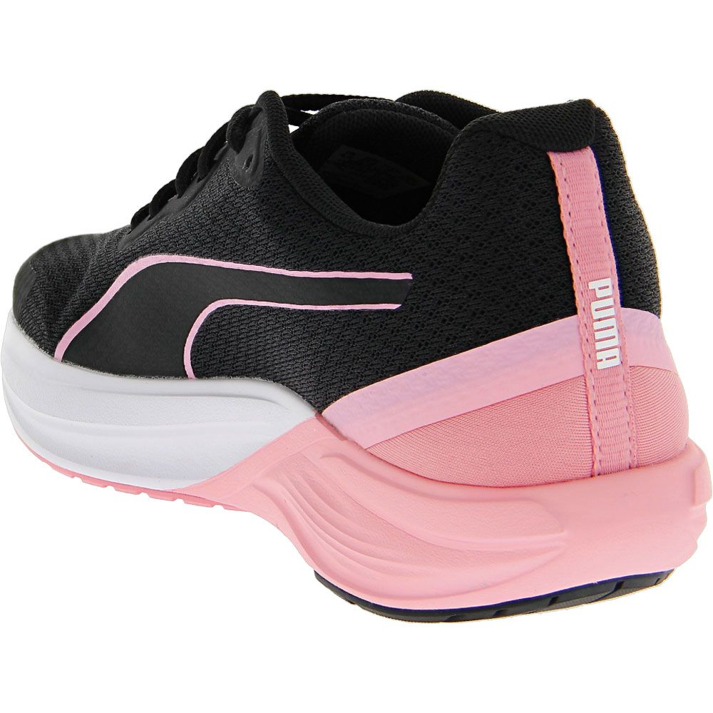 Puma Feline Profoam Womens Running Shoes Black Pink Back View