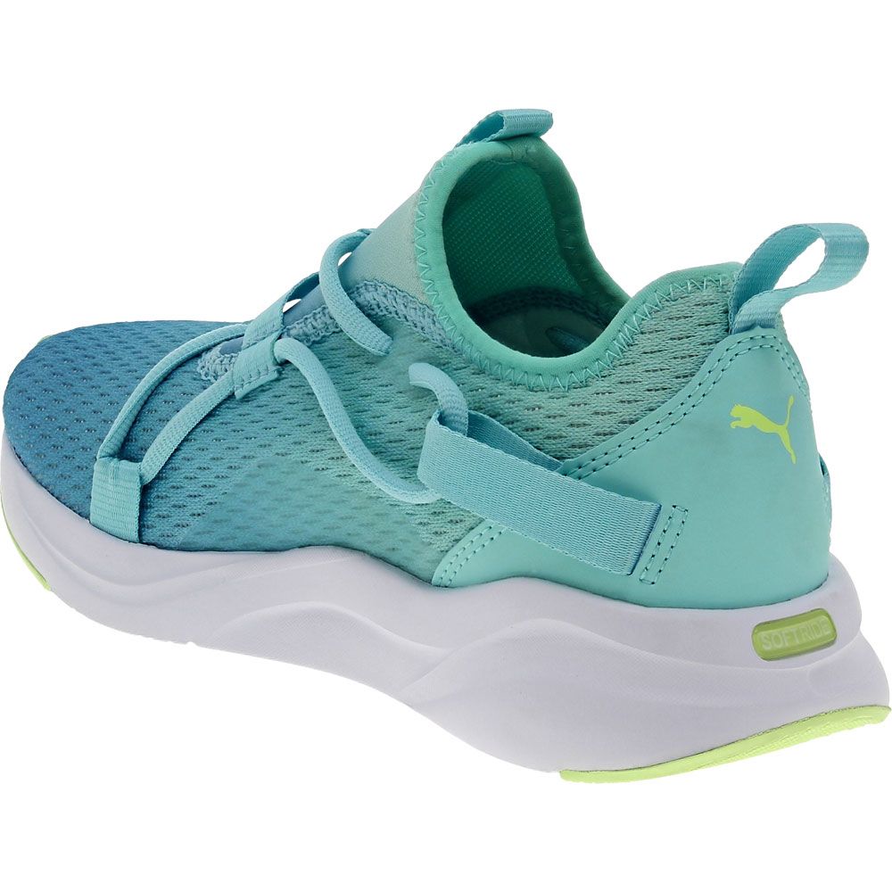 Puma Softride Rift So Ombre Girl's Running  Turquoise Back View