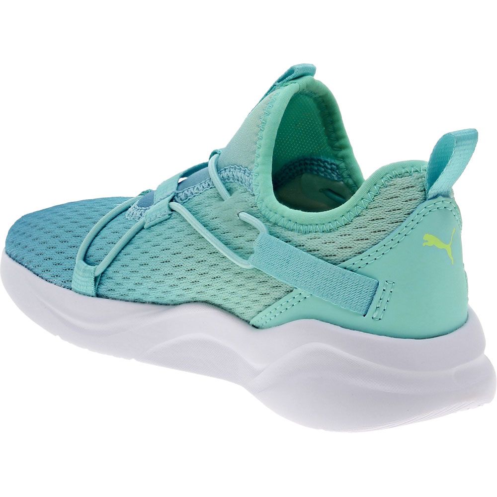 Puma Softride Rift So Ombre Running - Girls Turquoise Back View