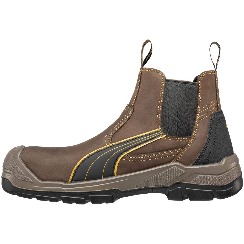 Puma Safety Tanami Mid Ct Composite Toe Work Boots - Mens Brown Back View