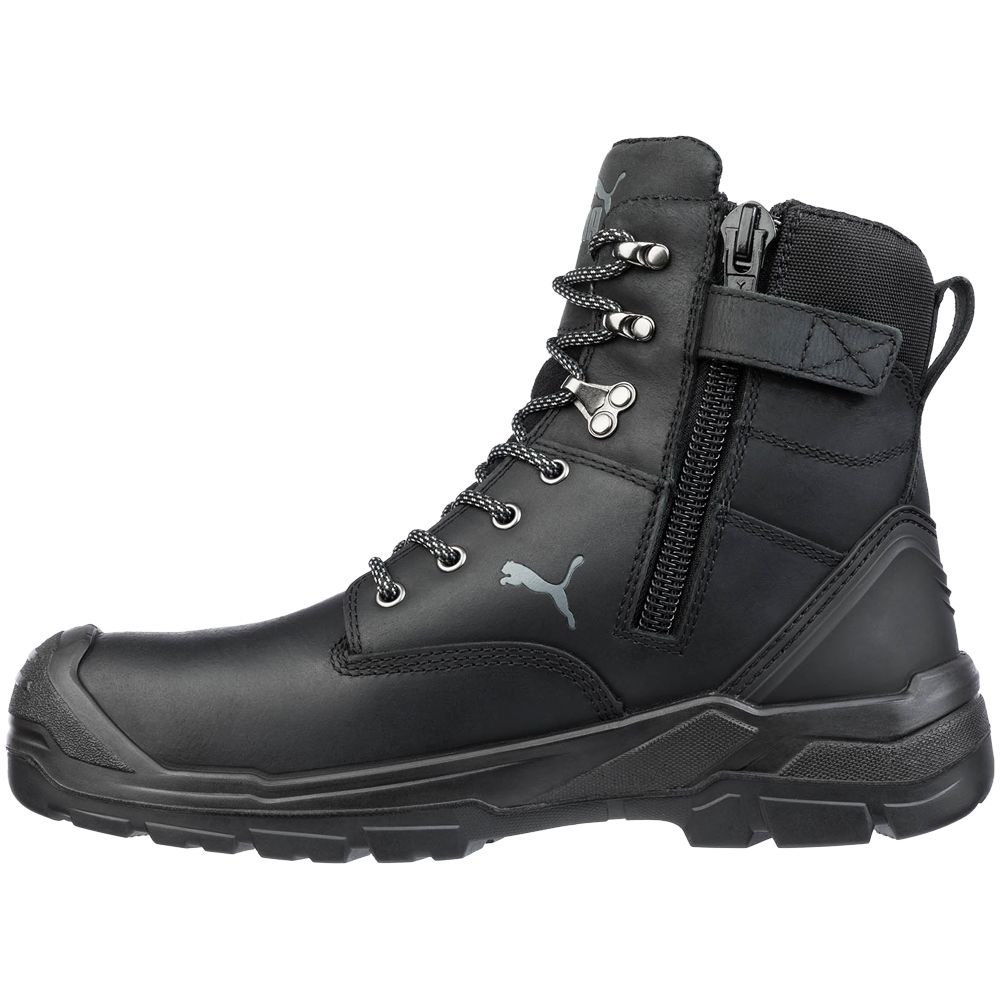 Puma Safety Conquest Ct Composite Toe Work Boots - Womens Black Back View