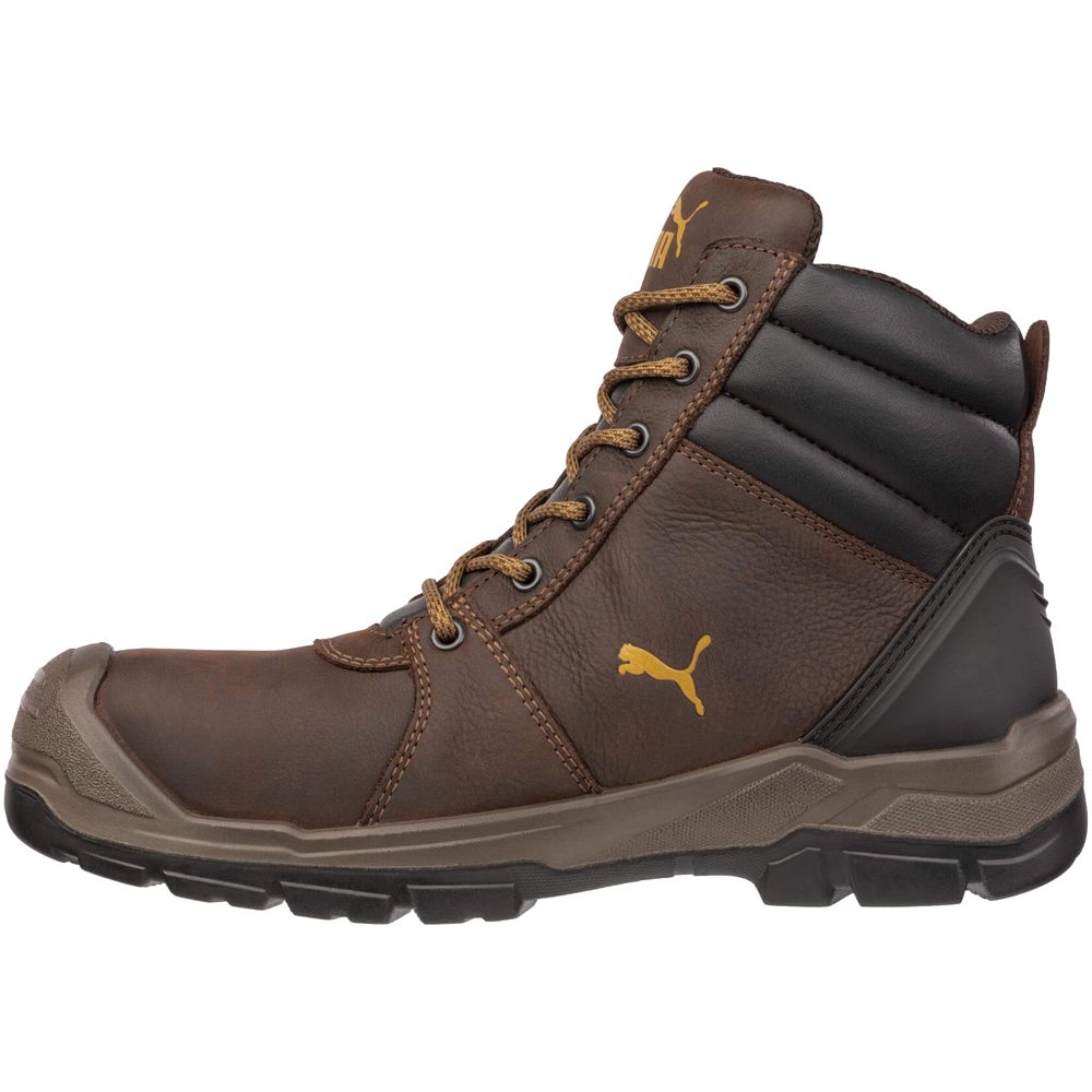 Puma Safety Tornado Mid CTX Composite Toe Work Boots - Womens Brown Back View