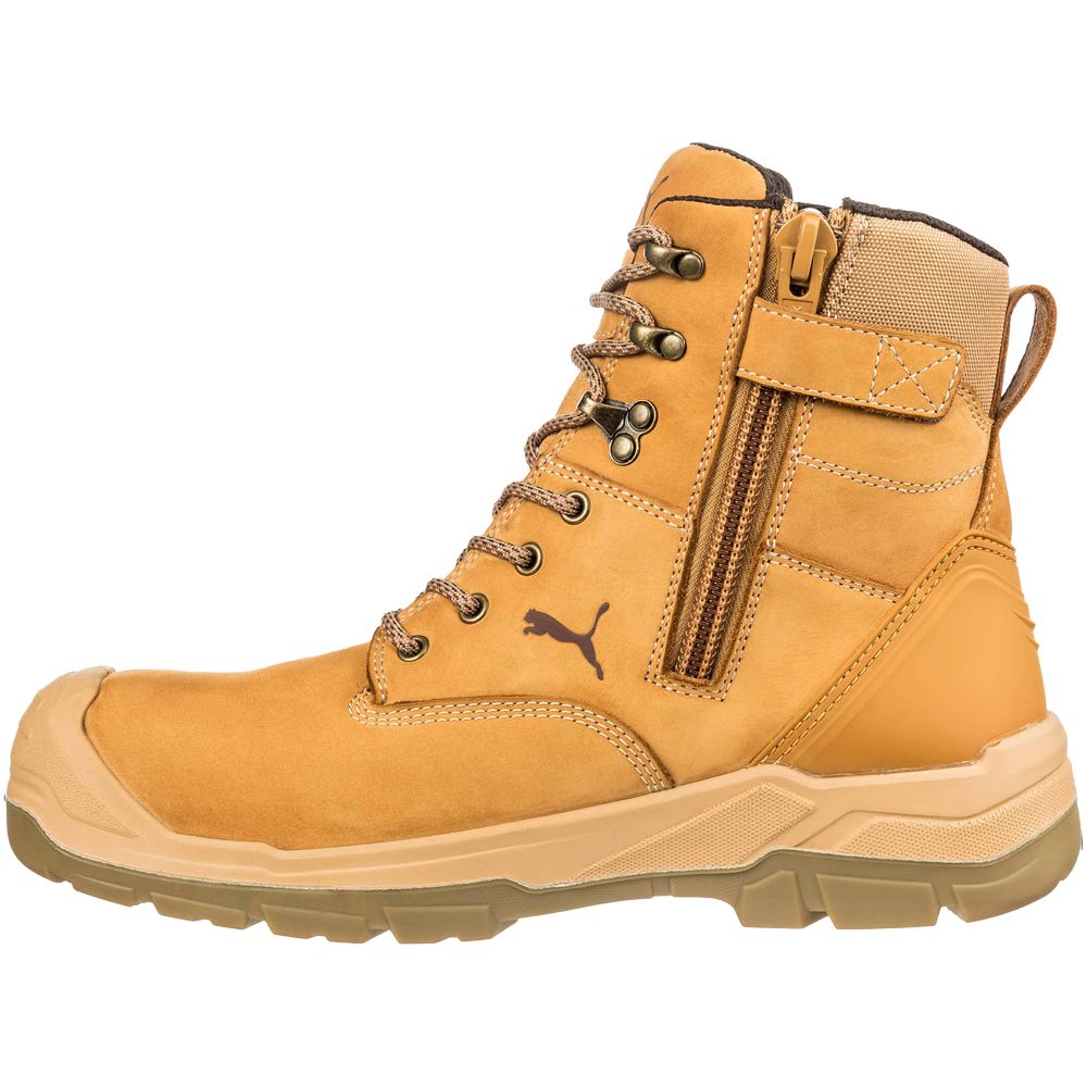 Puma Safety Conquest Ct Composite Toe Work Boots - Mens Wheat Back View