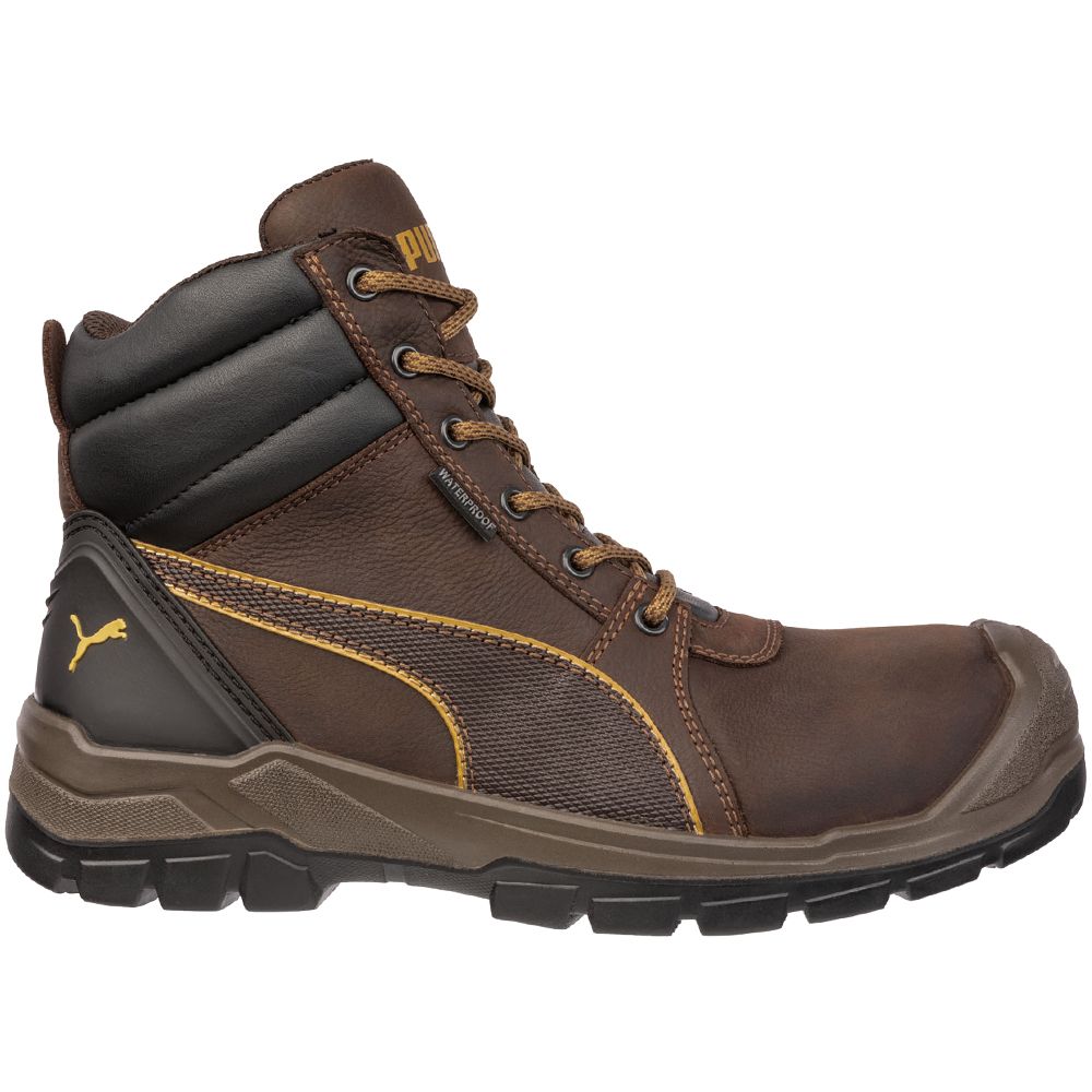 Puma Safety Tornado Mid Ct Composite Toe Work Boots - Mens Brown