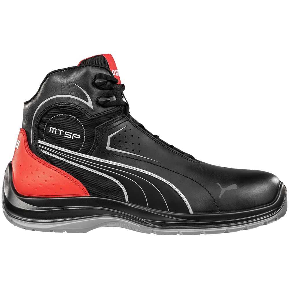 Puma Safety Touring Mid Ct Leather Composite Toe Work Boots - Mens Black