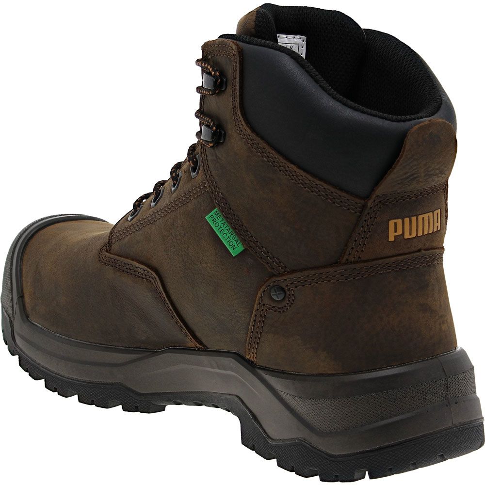 Puma Safety Granite Hd Composite Toe Work Boots - Mens Brown Back View