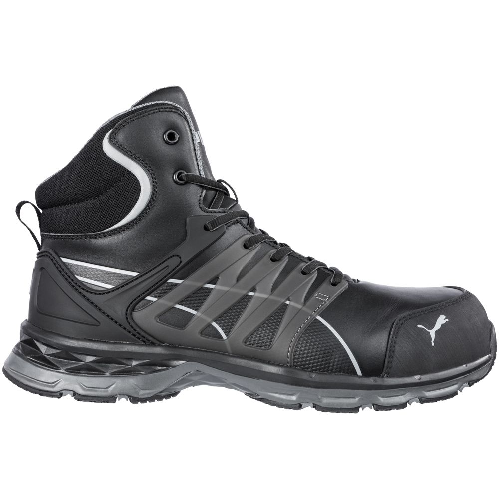 Puma Safety Velocity 2.0 Mid Ct Composite Toe Work Boots - Mens Black
