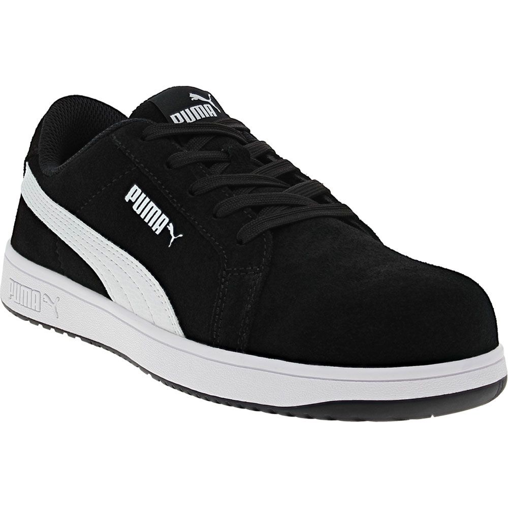 Puma Safety Heritage Iconic EH Safety Toe Work Shoes - Womens Black White