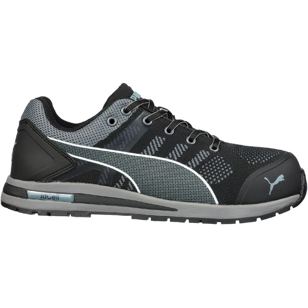 Puma Safety Elevate Knit Low Ct Composite Toe Work Shoes - Mens Black