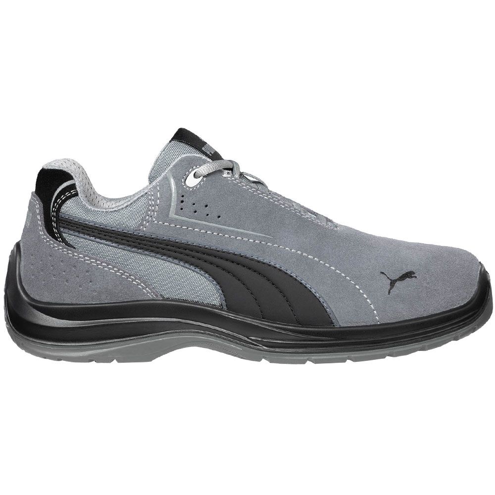 Puma Safety Touring Low Ct Leather Composite Toe Work Shoes - Mens Grey