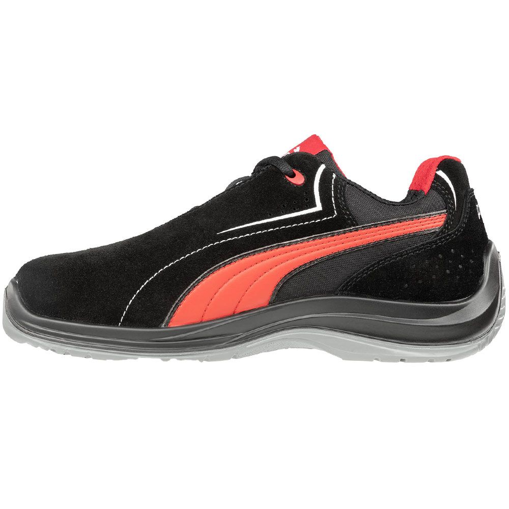 Puma Safety Touring Suede Low Ct Composite Toe Work Shoes - Mens Black Back View