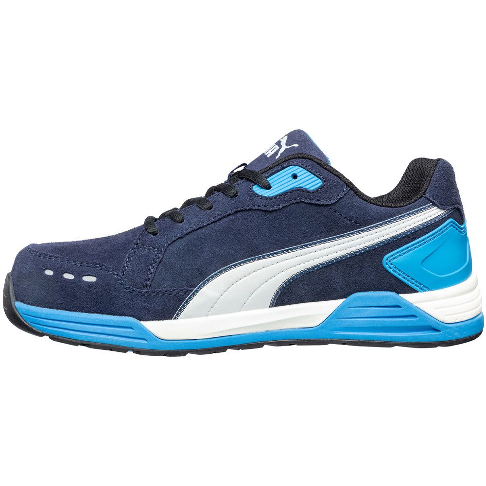 Puma Safety Airtwist Low Ct Composite Toe Work Shoes - Mens Blue Back View