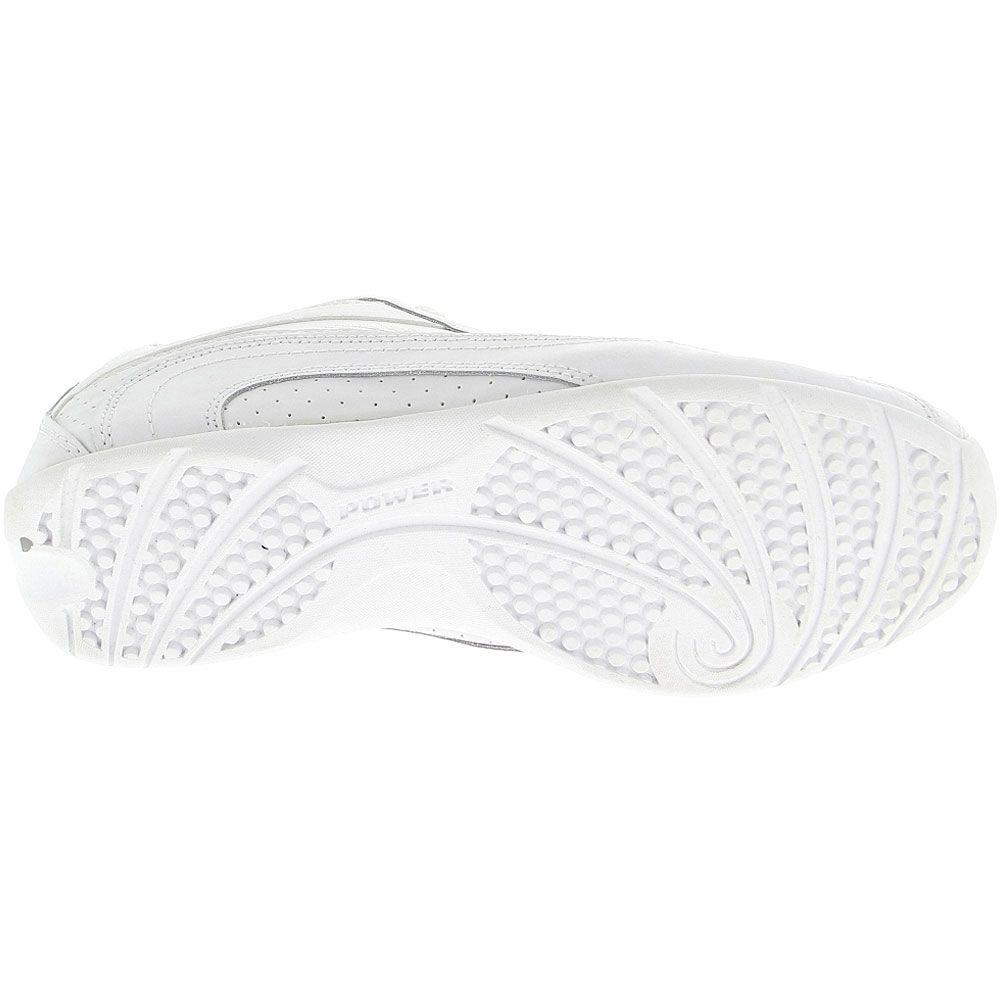 Power Bolt Cheerleading Shoes - Womens White Sole View