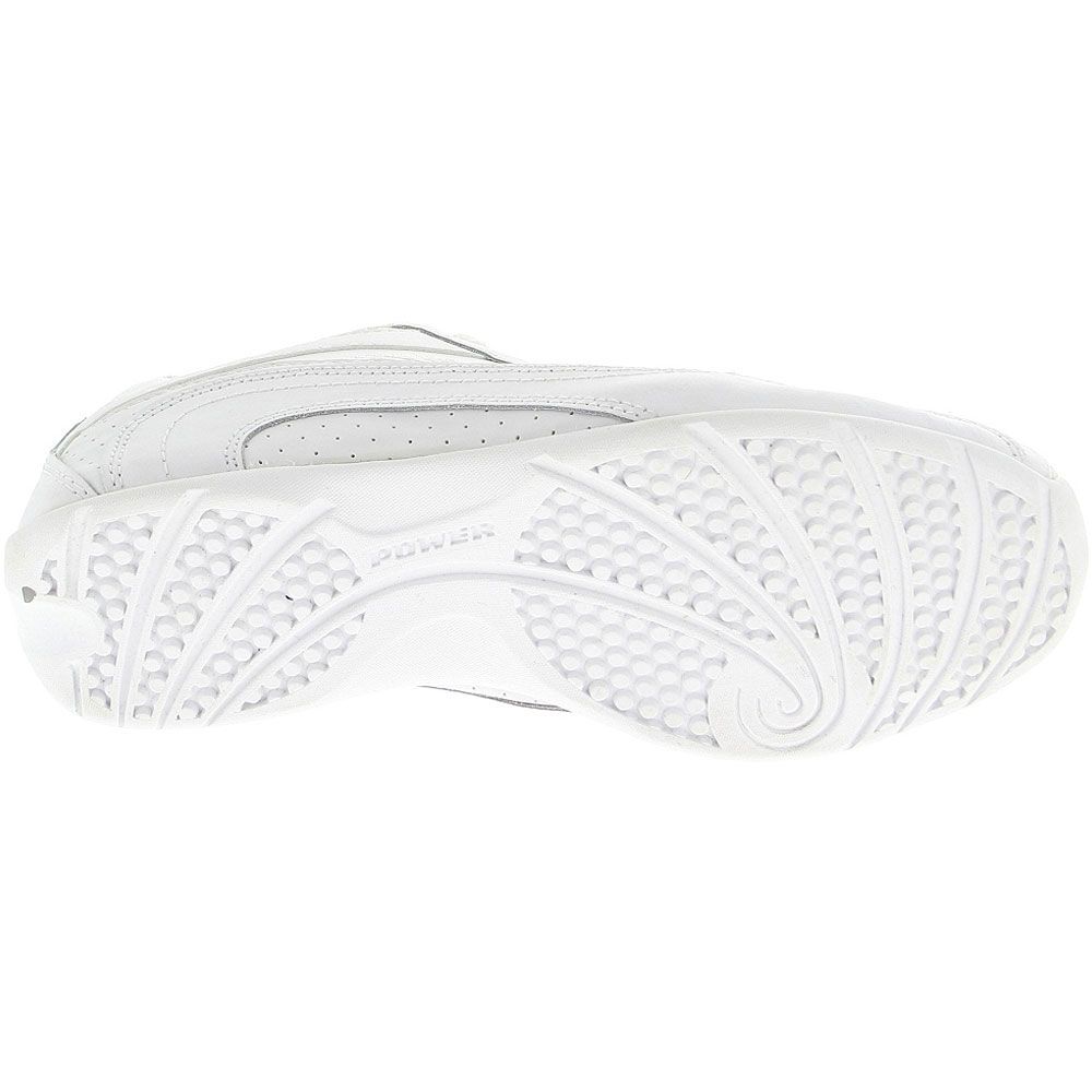 Power Bolt Cheerleading Shoes - Kids White Sole View