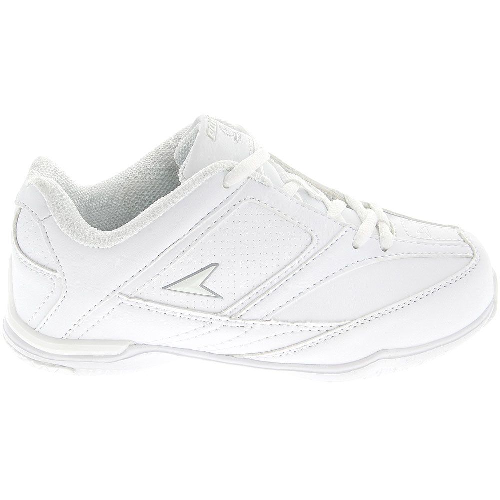 Power Flash Cheerleading Shoes - Kids White Side View