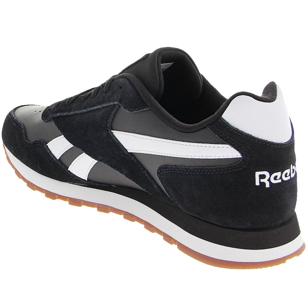 Reebok Cl Harmon Run Running Shoes - Mens Black White Back View