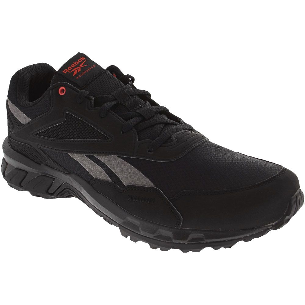 Reebok Ridgerider Trail 5 Trail Running Shoes - Mens Black Red