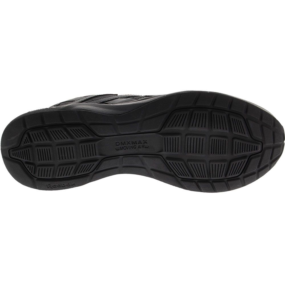 Reebok Walk Ultra 7 Dmx Walking Shoes - Mens Black Grey Sole View